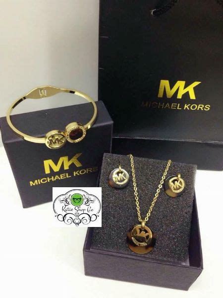 michael kors mens necklace free shipping|Michael Kors necklace and earrings.